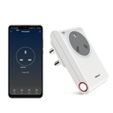 Zlatá medaile 16A Wi-Fi Smart Plug with Energy Monitoring CLANE124; Vhodné pro velké spotřebiče, jako jsou gejzíry, mikrovlnné trouby a klimatizátory vzduchu CLANE124; Ovládání hlasu s Alexa & Assistant CLANE124; Bílé