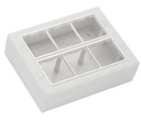 Modulární Gang Box Plastic 12 Modul Silver Line Eco Friendly Vysoká životnost Modulární povrchová Gang Box Module White