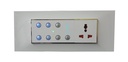 WiFi Smart Switch Board 124; Garantované Schedules funguje bez Internetu 124; 4 Smart Switches + 1 Smart Fan 124; Countdown Timer 124; Kompatibilní s Alexa & Home (FB41-6M-SN)