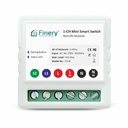 Finery 220 voltů (AC) Wifi 1 Way Smart Rocker Switch with Energy Monitoring Retrofit podporuje ruční tlačítko kompatibilní s Alexa & Home, Multicolor