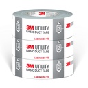 3M Utility Basic Duct Tape, 1.88 in x 30 yd, 3 Rolls, Moisture Resistant