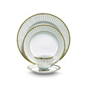 Noritake Japan - Porcelán Serving Bowl 1 ks - Luxusní jídelní a kuchyňský set - Kolekce Hearth Monarch Gold Golden Sur Small Serving Bowl