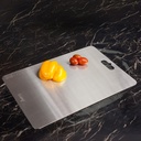 Clazkit Velká nerezová ocel sekací prkénka zelenina, ovoce, chléb a maso odolné bezpečné & těžké clo (360 x 250 x 1mm)
