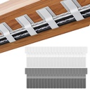 Serplex ® 40Pcs Hákové a smyčkové kabely, samolepicí spojky a smyčkové kabely