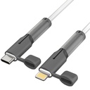 Pounce typ C Cable End Protector Silicone Cap, Grey