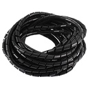 12mm X10 mtr Kabelový chránič Sleeve Spiral Wire Save Kabelový Wrap Polyethylen pro robotické stroje a 3D tiskárna CNC Machine Computer PC TV nebo elektrické dráty používané pro komerční (Black 10mtr)