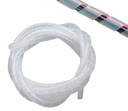 12mm X 25 Meter Cable Protector Sběrač Spiral Wire Save Cable Wrap Polyethylen pro robotika Stroje bílá a 3D tiskárna CNC Machine Computer PC TV nebo elektrické dráty používané pro komerční oblasti