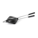 CELLO Aluminium Nonstick Gas Sandwich Přístroj na toaster, Black Côte 124; PFOA zdarma, Držák odpor, Flame Proof Design, Lehký plynový sporák Kompatibilní Cool Touch Handle, Double Coating Sandwich Toaster Maker