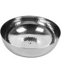 KC Sandwich Spodní těžký guage nerezová ocel Hammered Tasla, bez Handle Kadhai Cookware (1500 ML)