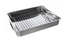 IKEA KONCIS Pražení cín s grilem Rack, nerezová ocel 40x32 cm (16x13 ") - Prodáno Stockland