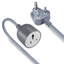 FOXIN 5m Dlouhý 10AWG Těžký Duty Muž na ženy Prodlužovací kabel pro vnitřní a venkovní, 2500W Vysoký výkon výstup, 3-pin Plug, Power Cord Wire Extender Napájecí kabel pro spotřebiče, Electronics & Home