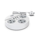 Zlatá medaile Zippo 1.5-Meter Extension Cord CARD 124; 3 USB nabíjecí porty & Mobilní držák CARL 124; Master Switch with Indicator CARL 124; 3 Universal Sockets CARD 124; Kompatibilní se všemi zařízeními CARL 124; pro Home & Office CARL 124; White