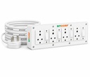 BITCORP 6A prodlužovací deska 4 Socket 4 Switch, 2000W, 3M 1.5mm ISI certifikovaný drát