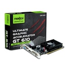 Grafická karta FRONTECH GT610-2GD3 s 2 GB DDR3 64 Bits PCI Express RAM, Grafická karta Quality Gaming, Jeden chladící ventilátor, 3 roky záruka (GRP- 0001, černá)