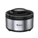 Mumma 's LIFE Stainless Steel Termoware Kastrol s Lid pro Roti / Chapati 124; Dvojitá nástěnná izolovaná horká hrnec pro teplé jídlo / Chapati / Curry Sada 1 (1500ML), stříbrná