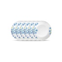 La Opala Diva Classique Collection Opal Glass Crockery CROS124; Quarter Plate Sat of 6 CLOS124; Aster Blue Design CLOS124; pro Snacking & Gifting CLAS124; Mikrovlnné Safe CLAS124; 100% Vegetarian CLOS124; Extra Strong CLAS124; Light & White