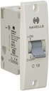 Havells DHMNCSPA016 PVC Plast 16A SP C Mini MCB (bílá)