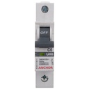 Anchor by Panasonic UNO 6 Amp Single Pole C Curve MCB CLAS124; ISI Marked Single Pole 6A Miniature Circuit Breaker (98001)
