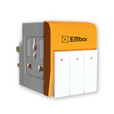 EMBOX 3 Pin Multi Plug Adaptér s individuálním přepínačem 3 Pin Plug Socket Safety Shutter Spike Buster Fuse Protected Adaptér 3 Way Plug Extension for Home Office Travel- 5A-250V, balení po 1 oranžovém balení