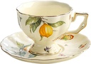 Tea Cup and Saucer Set Tea Maker for Two Teapot and Cup Set Loose Tea Teapot 2 Cup Teapot Tea Set for Adults,1