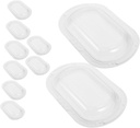 PRETYZOOM 10pcs Handheld Dessert Box for Cakes Muffins and Treats Portable Picnic Cake Carrier with Insulation for Outdoor Gatherings and Travel
