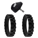 Neutop Replacement Front Caster Ball Wheel Tire Kit Compatible with iRobot Roomba 500, 600, 700, 800, 900, e and i Series Models.