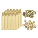 MECCANIXITY M3 Male Brass Hex Spacer Standoffs Screws Nuts, 20 Set Hex Column Screw Nut Assortment Kit M3*26+6 Threaded Standoff for Raspberry Pi PCB Motherboard DIY