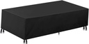 KESYOO 210D Waterproof Garden Table Cover Heavy Duty Outdoor Furniture Protector Weatherproof Table Protector for Patio Deck and Lawn