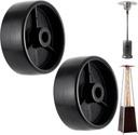 Outdoor Heater Replacement Parts Patio Heater Wheels Two Pieces, Suitable for Most Round Stand Up and Pyramid Propane Patio Heater (2 pack)