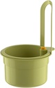 2025 Upgrade Sink Strainer Basket, Faucet Hanging Kitchen Sink Drain Basket, Press Automatic Dumping Colander Strainer, Food Fruit Vegetable Drain Shelf (Green)