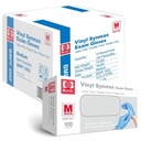 Jointown Basic Vinyl Exam Gloves-Safty Glove Latex-Free & Powder-Free, Synmax Disposable Medical Glove, BMPF3002 Medium (Case of 1000, Blue)