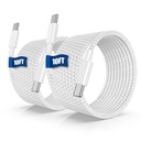 USB C to C Fast Charger Cable 10ft, 60W Long Fast Charge Type C to C Charging Cord Wire for Apple iPhone 17 Pro Max/17 Air/16 Pro Max/15 Plus,iPad Pro 12.9/11 inch/Mini/Air 5/4th,MacBook,Samsung-White