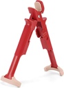 Anti-Scalding Clip, Multi-Purpose Hot Dish Plate Bowl Lifter Holder Clip Air Fryer Pans Gripper Anti-Slip Hot Plate Tongs for Air Fryer Microwave Toaster Oven Steamer(Red)