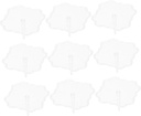 Food Grade Plastic Cake Decor Holder 100pcs Cake Carrier for Baby Showers Weddings Birthdays