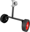 Lawn Mower Support Wheel Grass Trimmer Adjustable Support Wheels Attachment Garden Lawn Mower Cutter Power Tool Support Wheel(Fits 26mm Shaft)