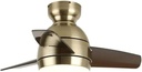 Low Profile Ceiling Fan Simple Ceiling Fan Light Modern Ceiling Fan with Remote Control Adjustable Color Temperature Chandelier Fan Lights Ceiling Fixtures(26 Inches)
