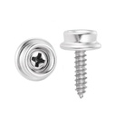 Stainless Steel Screws Marine Grade Boat Snaps for Boat Cover, Snap Screw Stud, Canvas Snaps 3/8"Socket with Stainless Steel5/8"Screw, Made of high-Quality Materials, for Saltwater Environments-50pcs