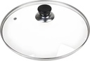 12.5 in Oval Crock Pot Lid, Tempered Glass with Vent and Knob Handle, Easy-Clean Design