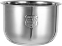 Stainless Steel Inner Pot Replacement for Electric Rice Cookers Compatible with Various Pressure Cookers Efficient Heat Distribution for Steaming and Slow Cooking