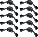 (Pack of 10) EFIELD 3/4-inch Plastic Polymer PEX Pipe 90-Degree Bend Support with Mounting Plate(3/4 Inch),(PPSU1807025)