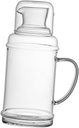 1pc Capacity Glass Kettle Heat Resistant Water Jug for Iced Tea Juice and More Transparent Beverage Pot for Home Use