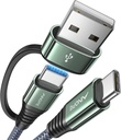 AINOPE 10FT USB C Cable Fast Charging [With USB Adapter] 60W Long USB to USB C Cable Carplay, Type C Charger Fast Charging 10FT Long USB-C Cables for iPhone 17 Pro Max Air 16/15/14/13/12 Samsung, Grey