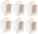 Cake Box for Cupcake Portable Dessert Wrapping Box Wrapping Case Support