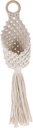 Multi-function Woven Hanging Basket Decorative Storage for Fruits and Vegetables Macrame Design for Kitchen Organization and Space Saving Elegant Boho Home Decor