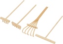 Framendino, 4 Packs Mini Zen Garden Rake Tool, DIY Sand Zen Garden Tools for Office, Zen Garden Tools, Meditation Rock Sand Garden Accessories