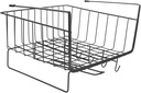Maximize Kitchen Space Punch Hanging Basket Storage Rack Organizer for Cabinets