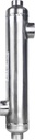 AB 300 kBTU Heat Exchanger for Outdoor Wood Boiler/Swimming Pool/Solar/Spa/w chlorinated Water, Stainless Steel 316L Opposite Ports 2" & 1 1/2" FPT
