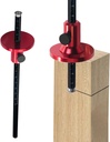 Fafeicy Wheel Marking Gauge, European Aluminum Alloy Scriber Woodworking Mortise Parallel Scribing Tool with Knurled Knob, Metric and Inch Scales