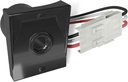 Solus Dusk-to-Dawn Sensor with Ezee Change Plug – Outdoor Photocell Sensor for 3" Lamp Posts – Auto On/Off – UL Listed – 120V – 5 Year Warranty, (Black, Pack of 1)