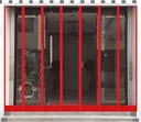 Heavy Duty Transparent Door Curtain, Soundproof Screen Magnetic PVC Doorway Cover Partition Barrier Divider Door Stop Anti Energy Loss Reduce Noise, for supermarkets, Restaurants, Hotels